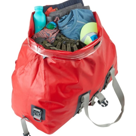 NWT LL Bean Adventure Pro Waterproof Duffle 60L in BLUE - Picture 10 of 12